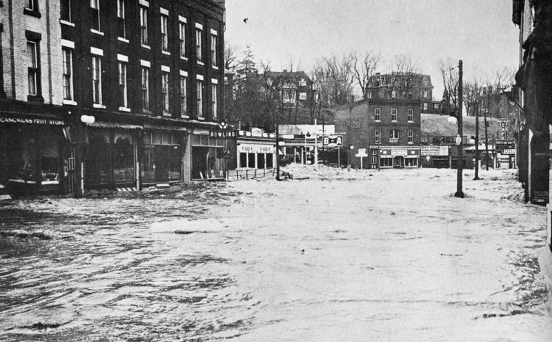 1936 Flood - East from Queen & Walton